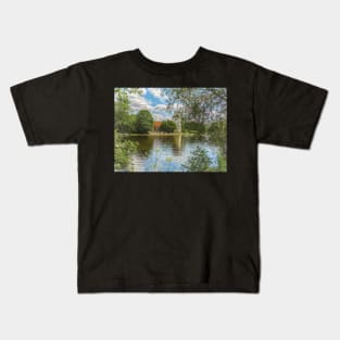 Across The Thames To Bisham Church Kids T-Shirt